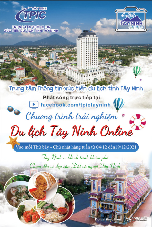📣 📣 📣 Tây Ninh triển khai Chương trình trải nghiệm du lịch Tây Ninh online❤️❤️❤️